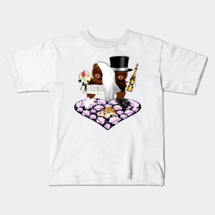 Wedding Celebration Bears Kids T-Shirt